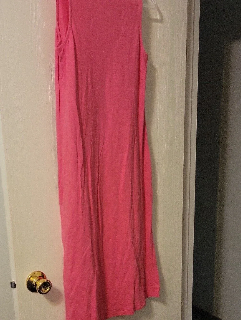 G by Giuliana Sleeveless Hot Pink Maxi Dress